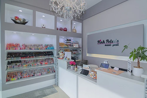Pink Petals Mani Pedi
